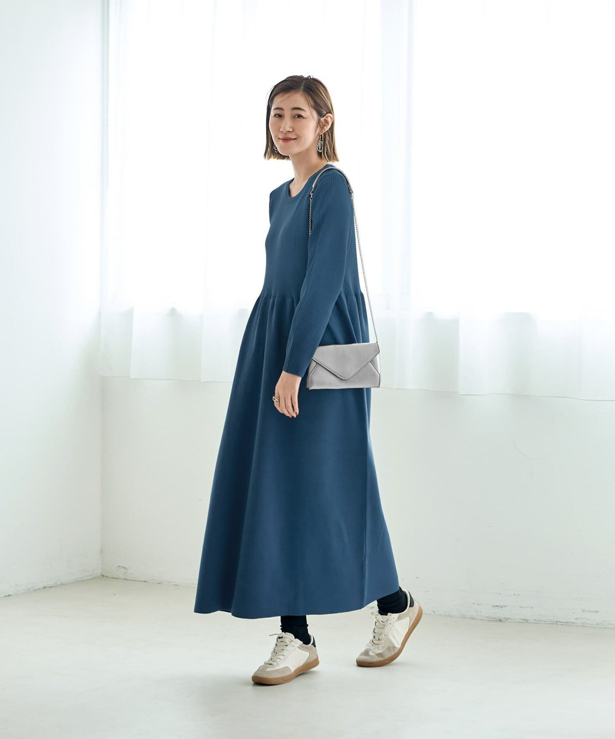 着用イメージ 166㎝　シルバー