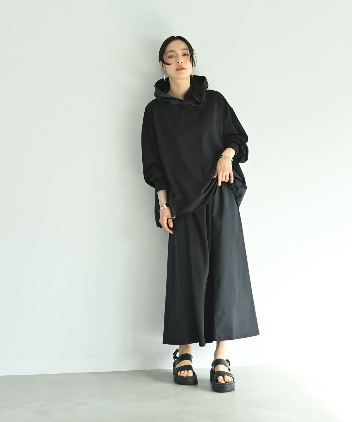 着用イメージ 67cm ブラック×ネイビー