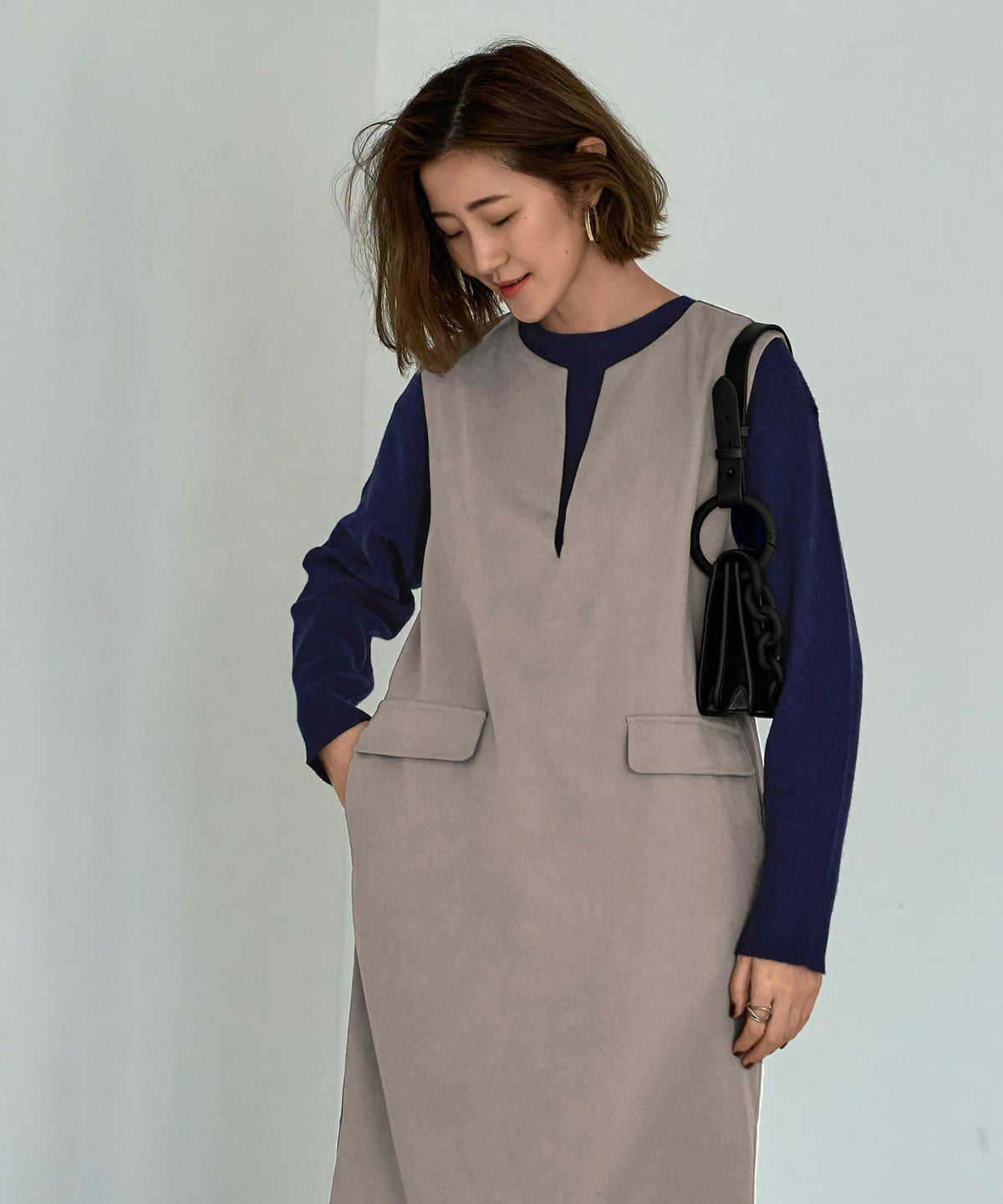 着用イメージ 166㎝　ゴールド