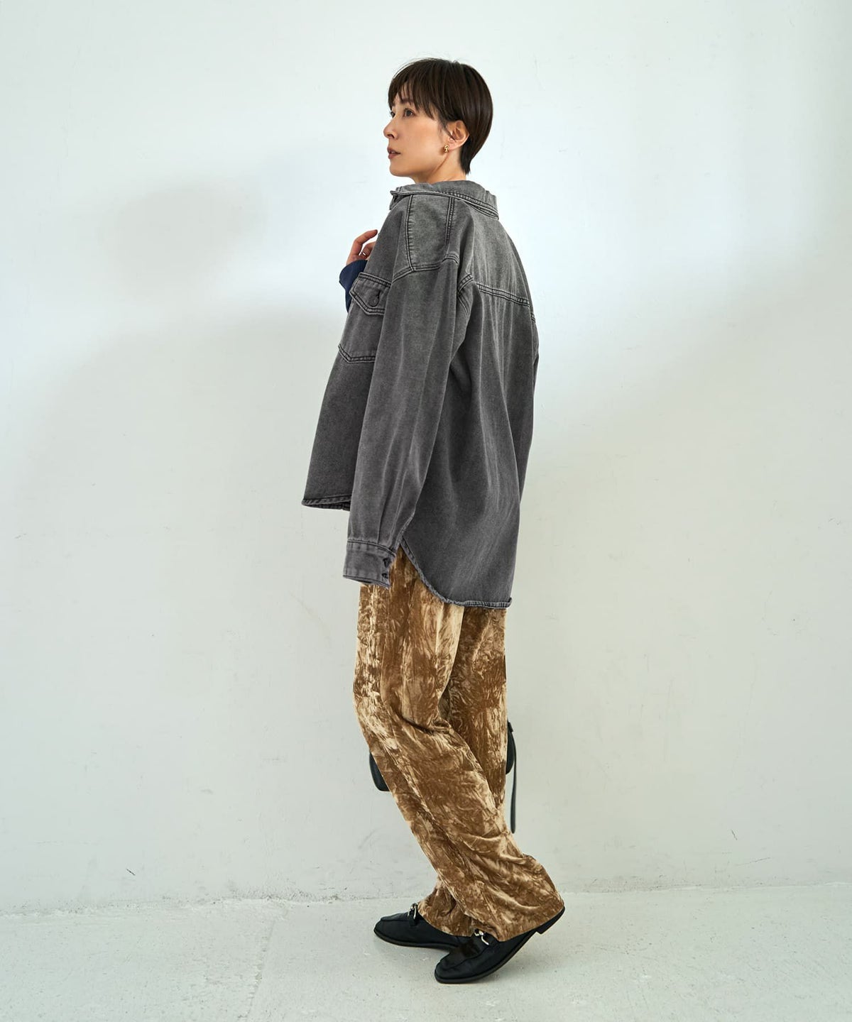 着用イメージ 167cm キャメル 02サイズ