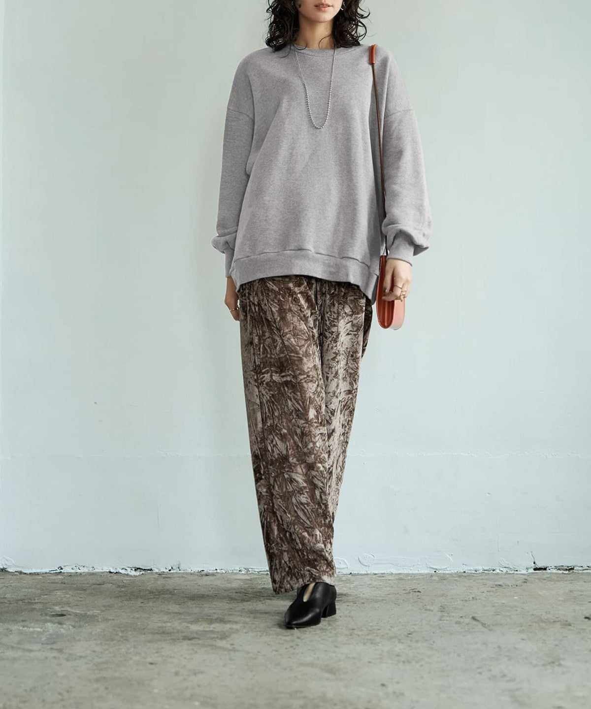 着用イメージ 167cm ダークブラウン 02サイズ