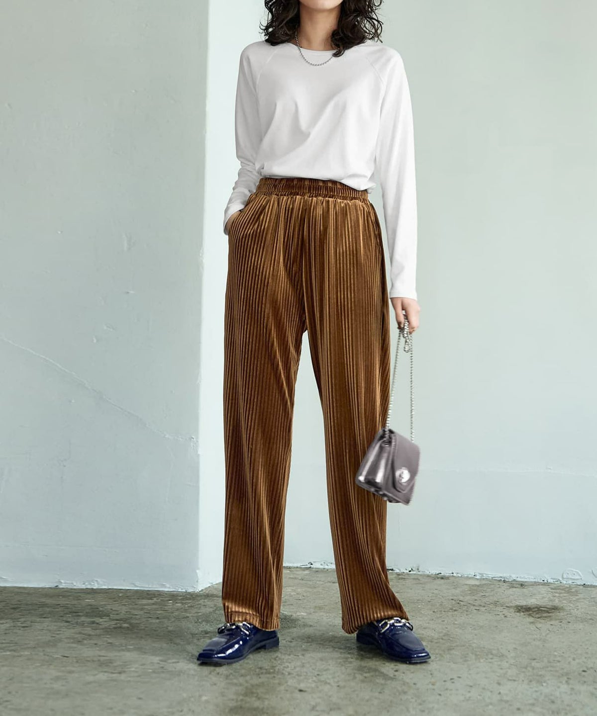 着用イメージ 167㎝　02サイズ　ブラウン