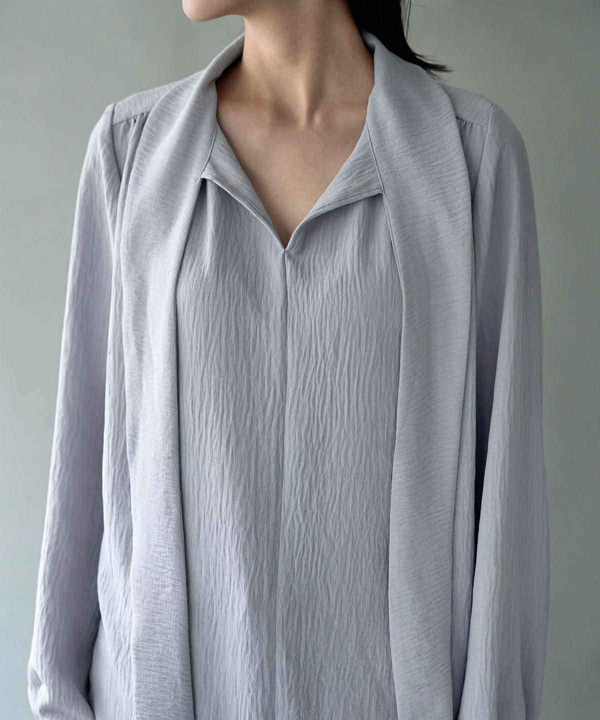 着用イメージ 166㎝　ブルーグレー