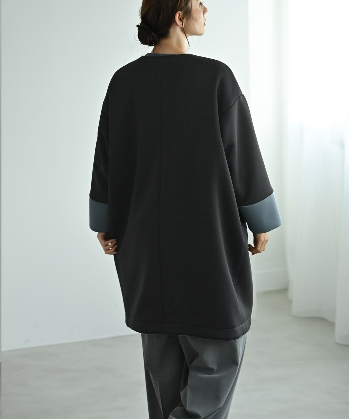 着用イメージ 170cm ブラック