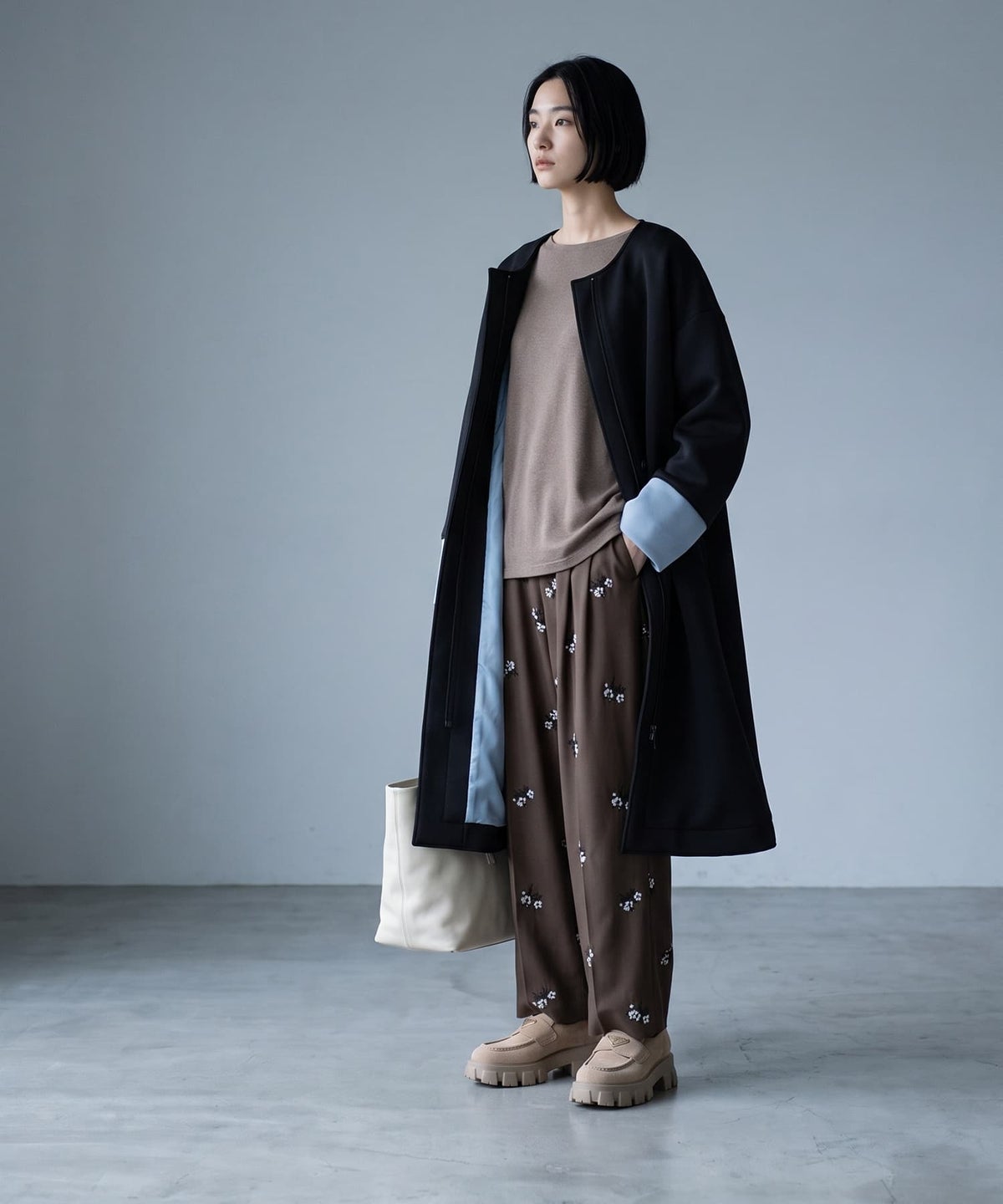 着用イメージ 170cm ブラック