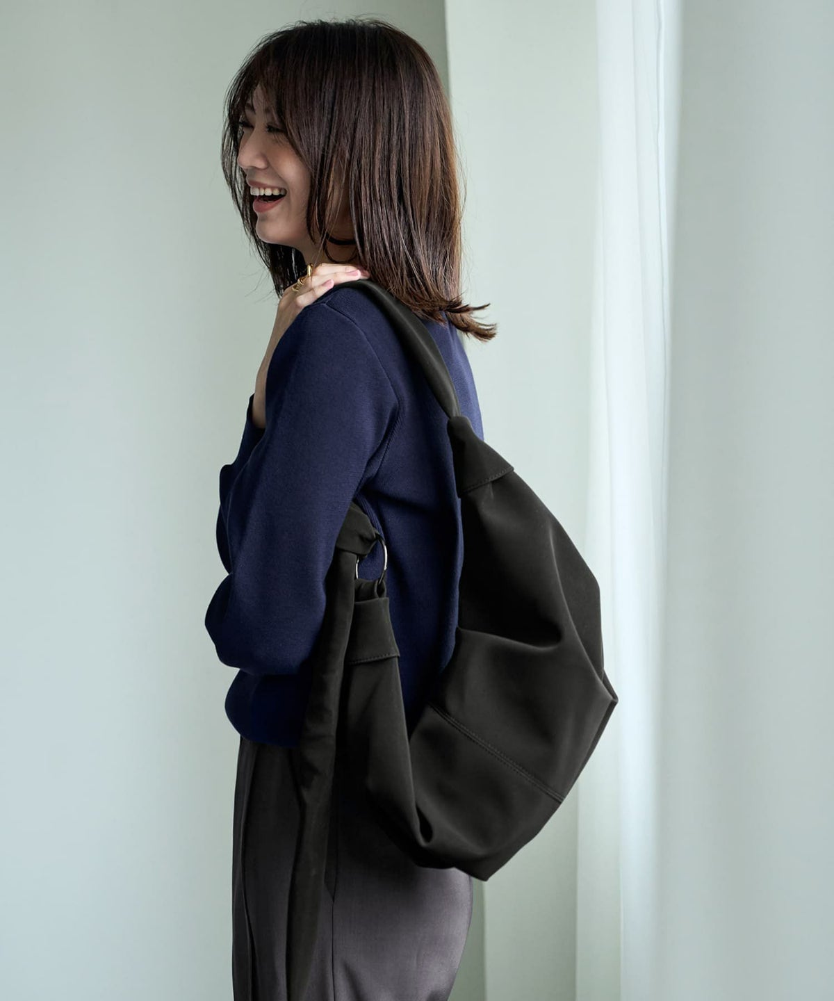 着用イメージ 166㎝　ブラック