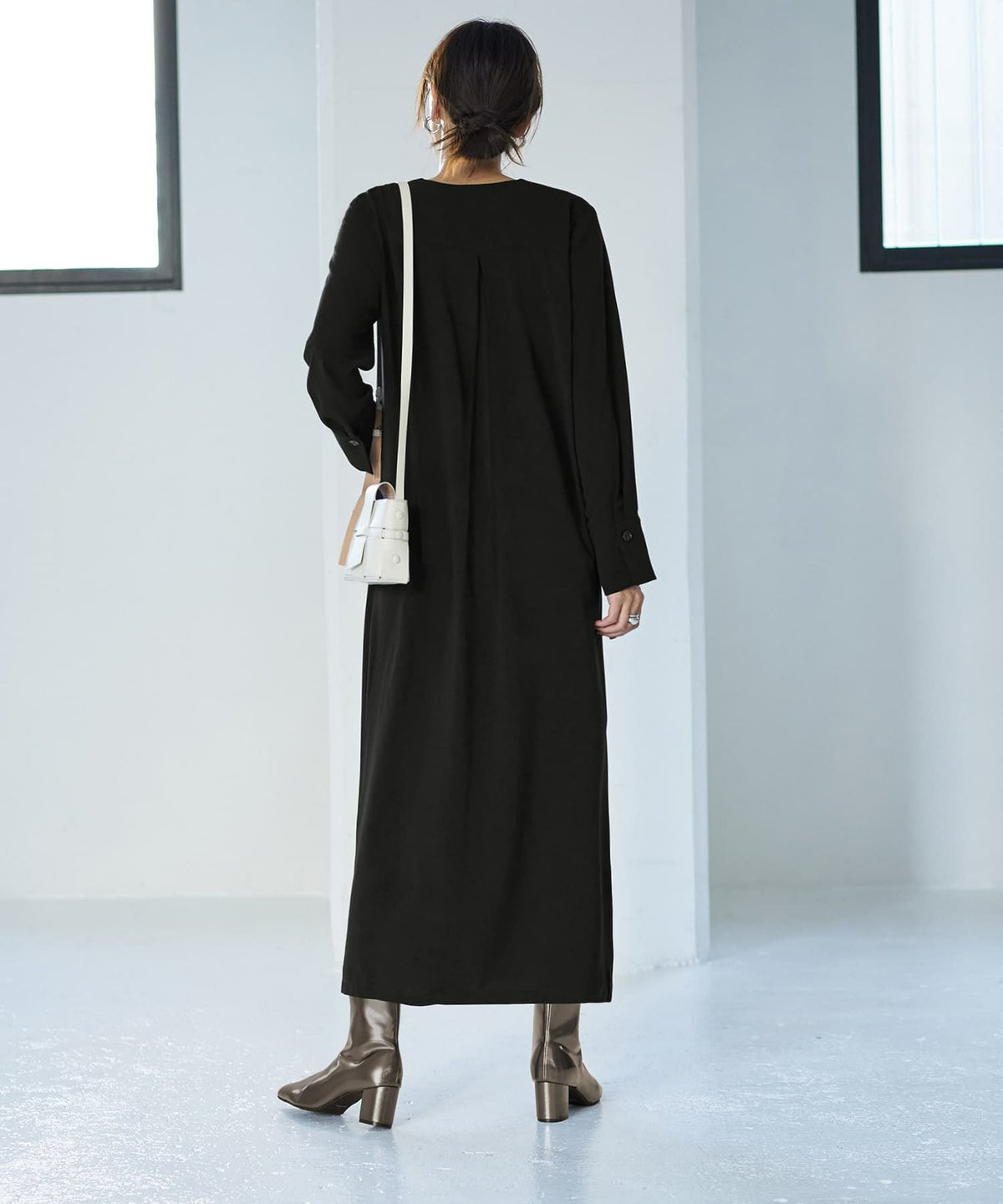 着用イメージ 166cm ブラック 02サイズ