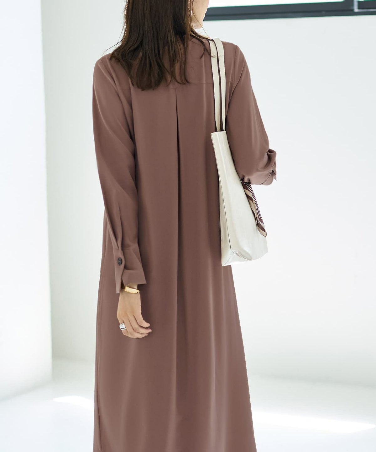 着用イメージ 166cm モカブラウン 02サイズ