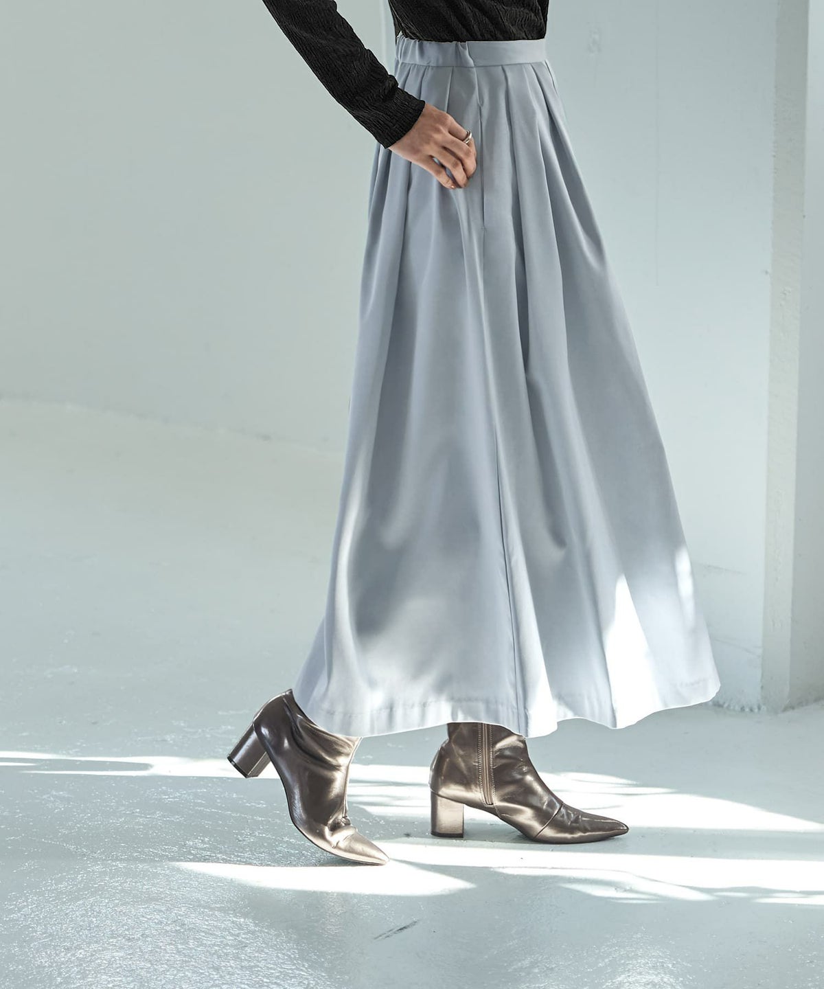 着用イメージ 166cm　02サイズ　アクアブルー