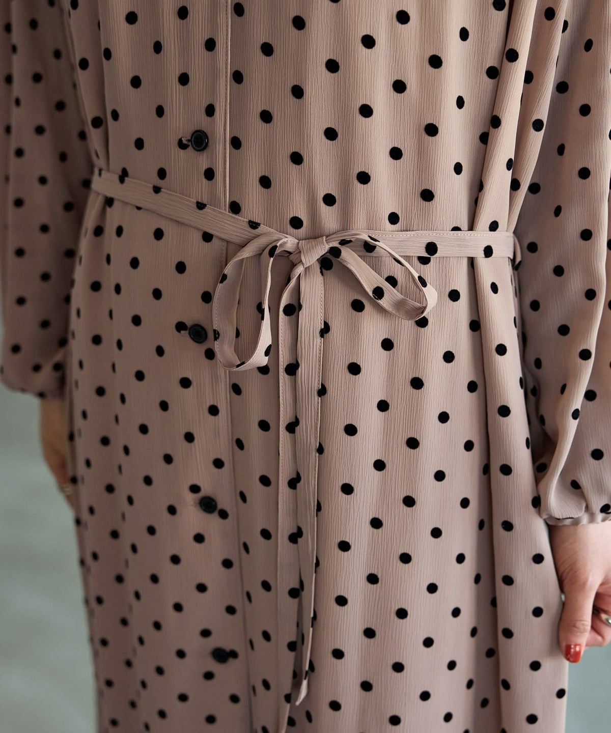 着用イメージ 167㎝　02サイズ　ベージュ