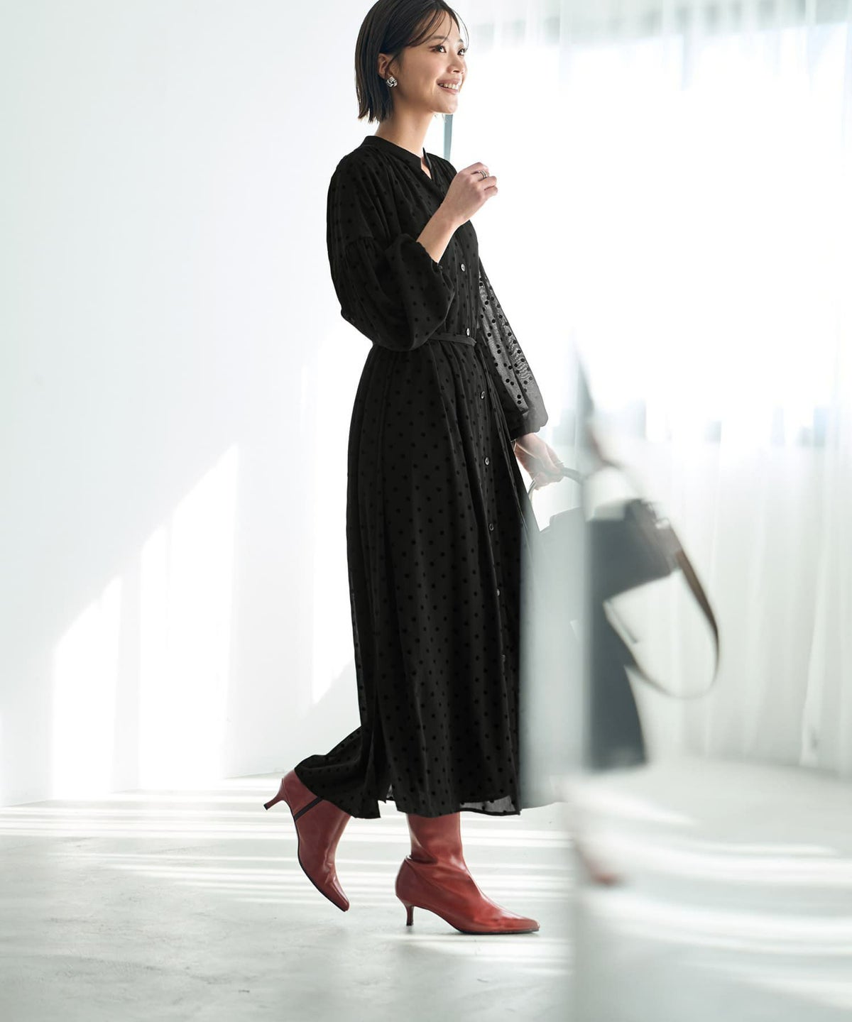 着用イメージ 167㎝　02サイズ　ブラック