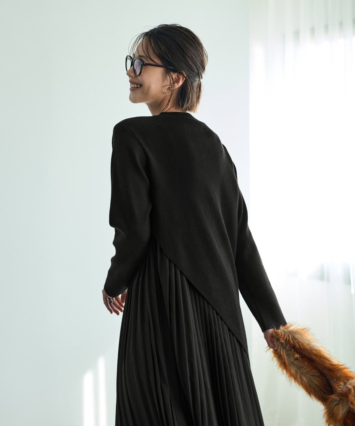 着用イメージ 167㎝　02サイズ　ブラック