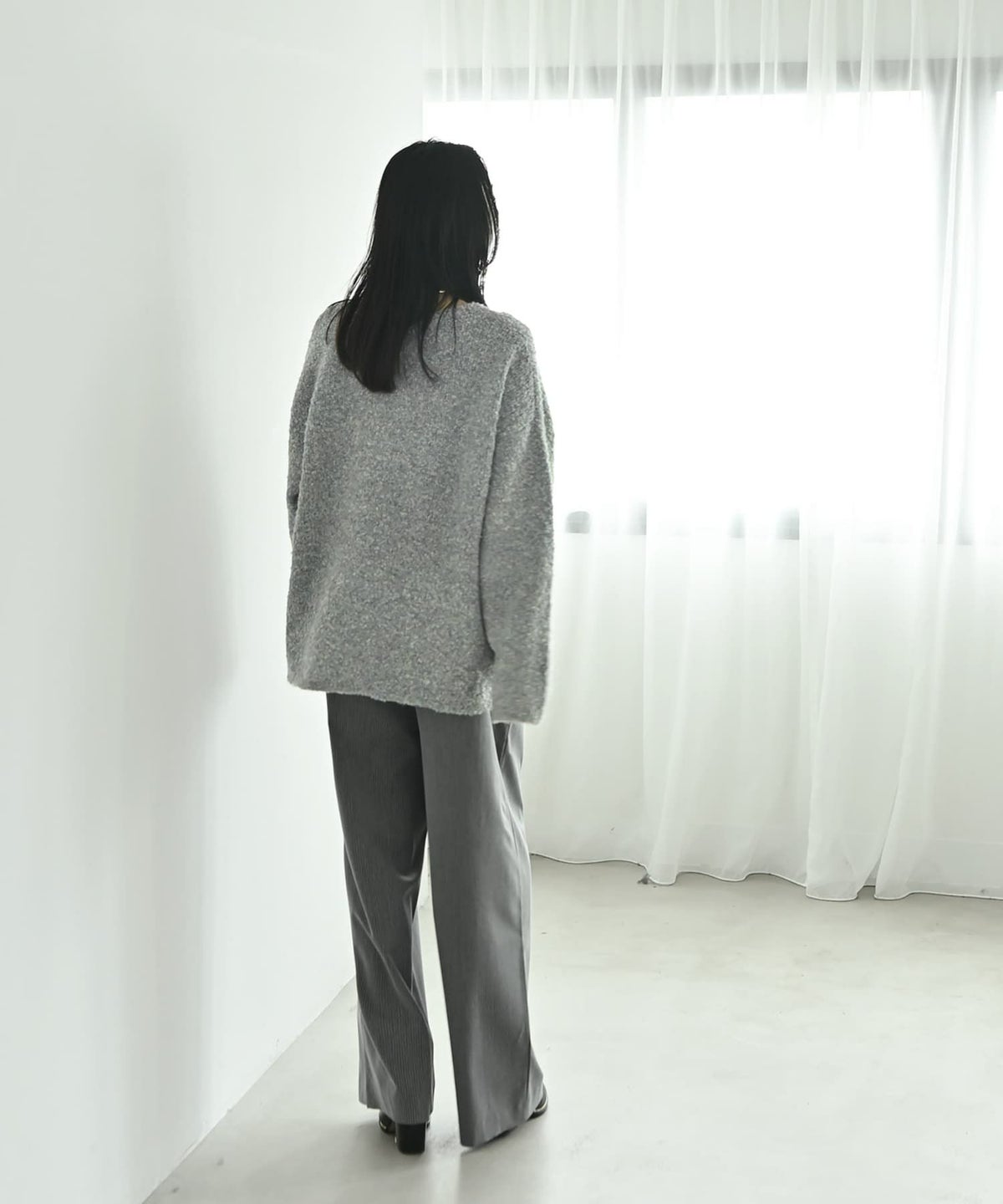 着用イメージ 167cm ミストグリーン