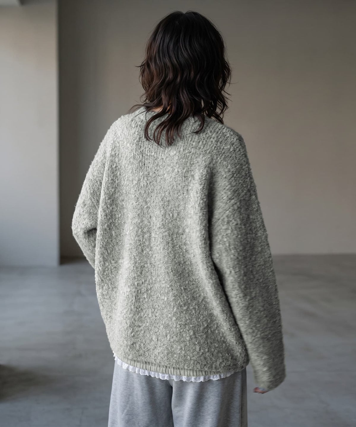 着用イメージ 170cm ミストグリーン