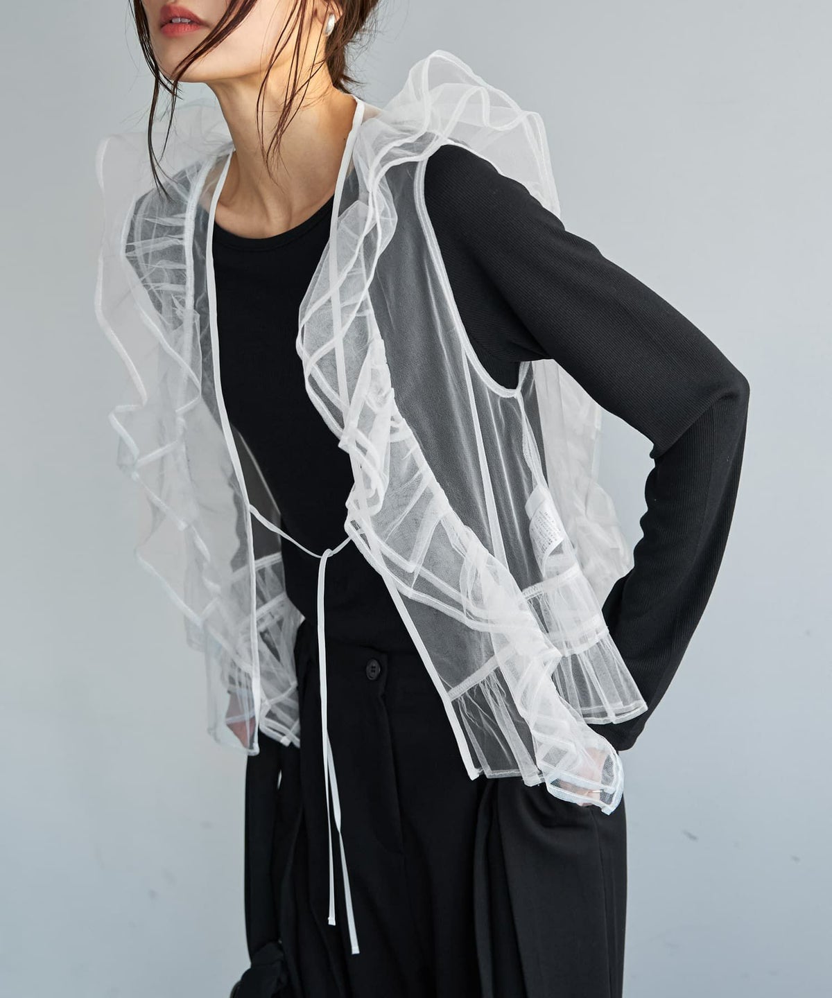 着用イメージ 165cm ホワイト