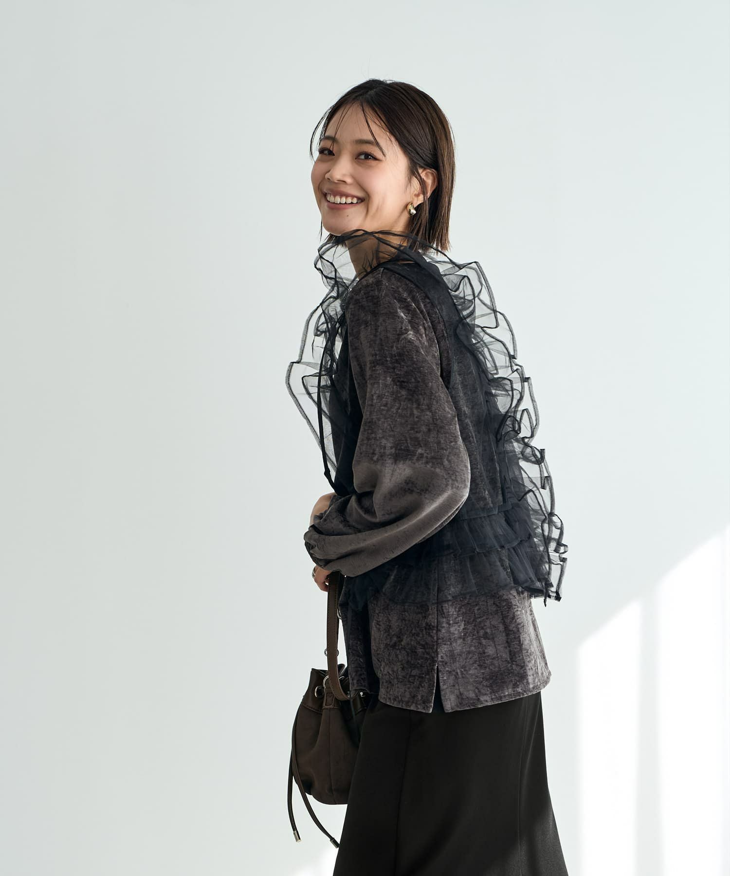 COMME des GARCONS コムデギャルソン 04AW チュールフリルベスト レディース RN0V002 COMME des GARCONS (コムデギャルソン) 04AW チュールフリルベスト