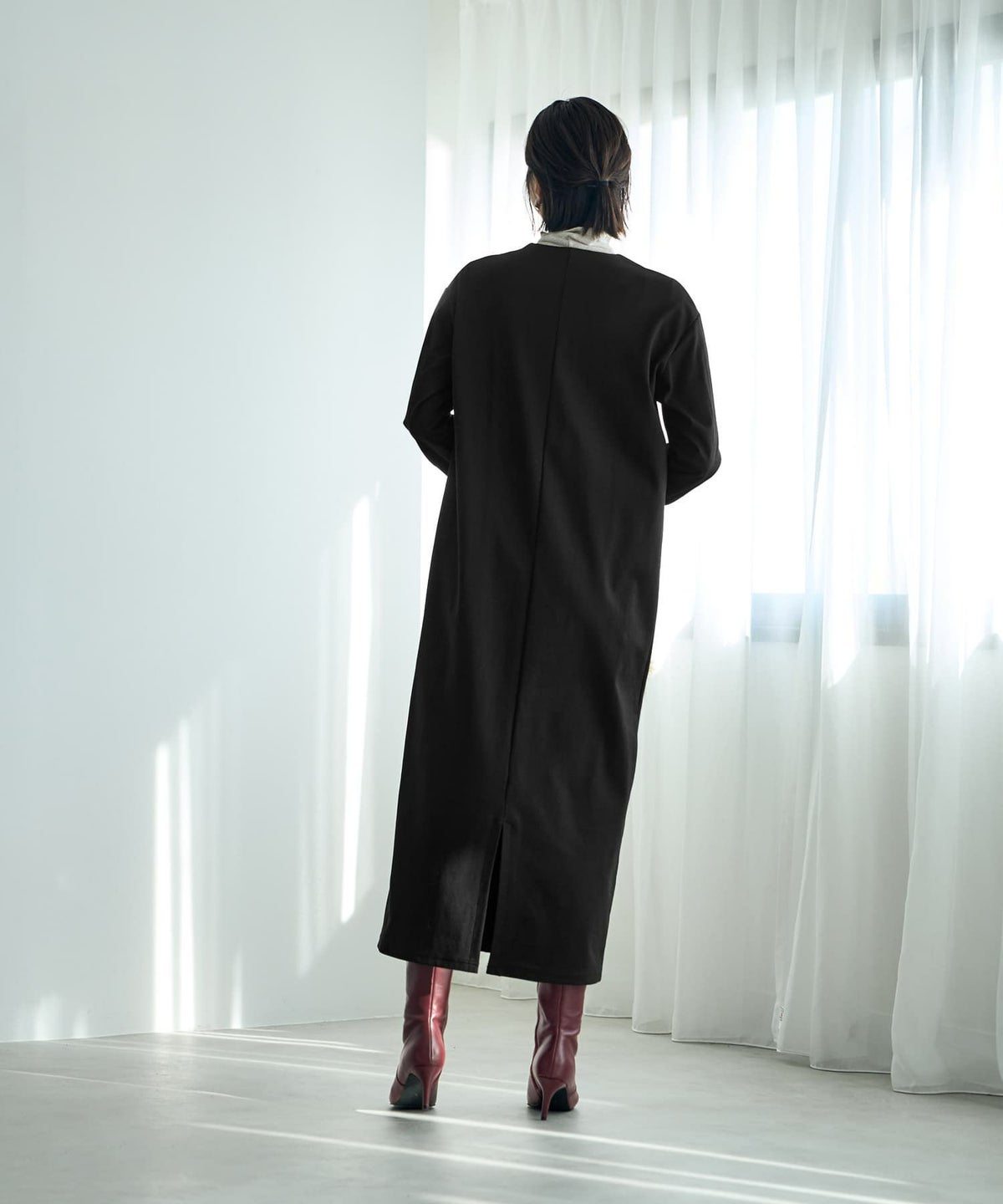 着用イメージ 168cm  02サイズ ブラック