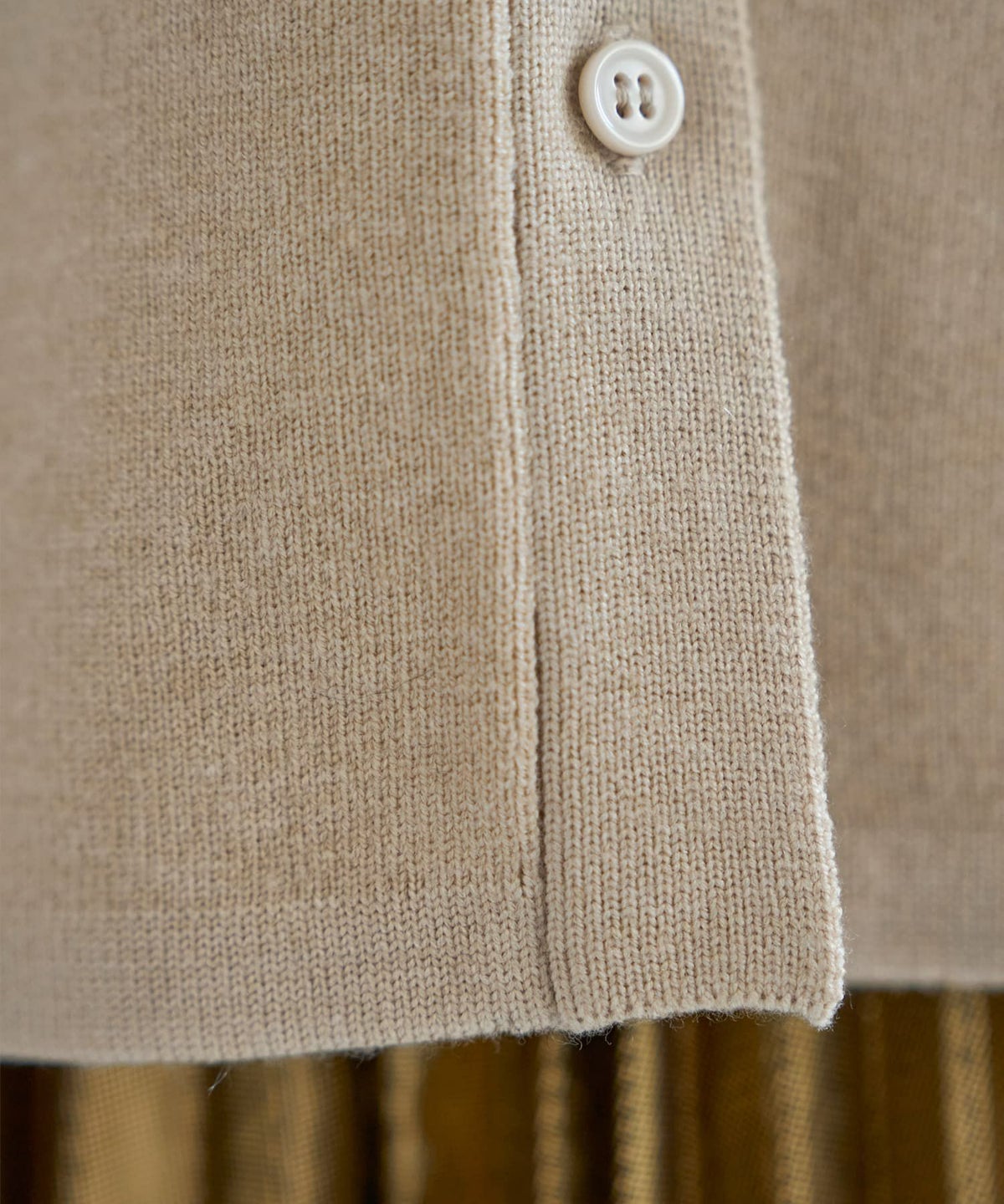 着用イメージ 166cm ベージュ