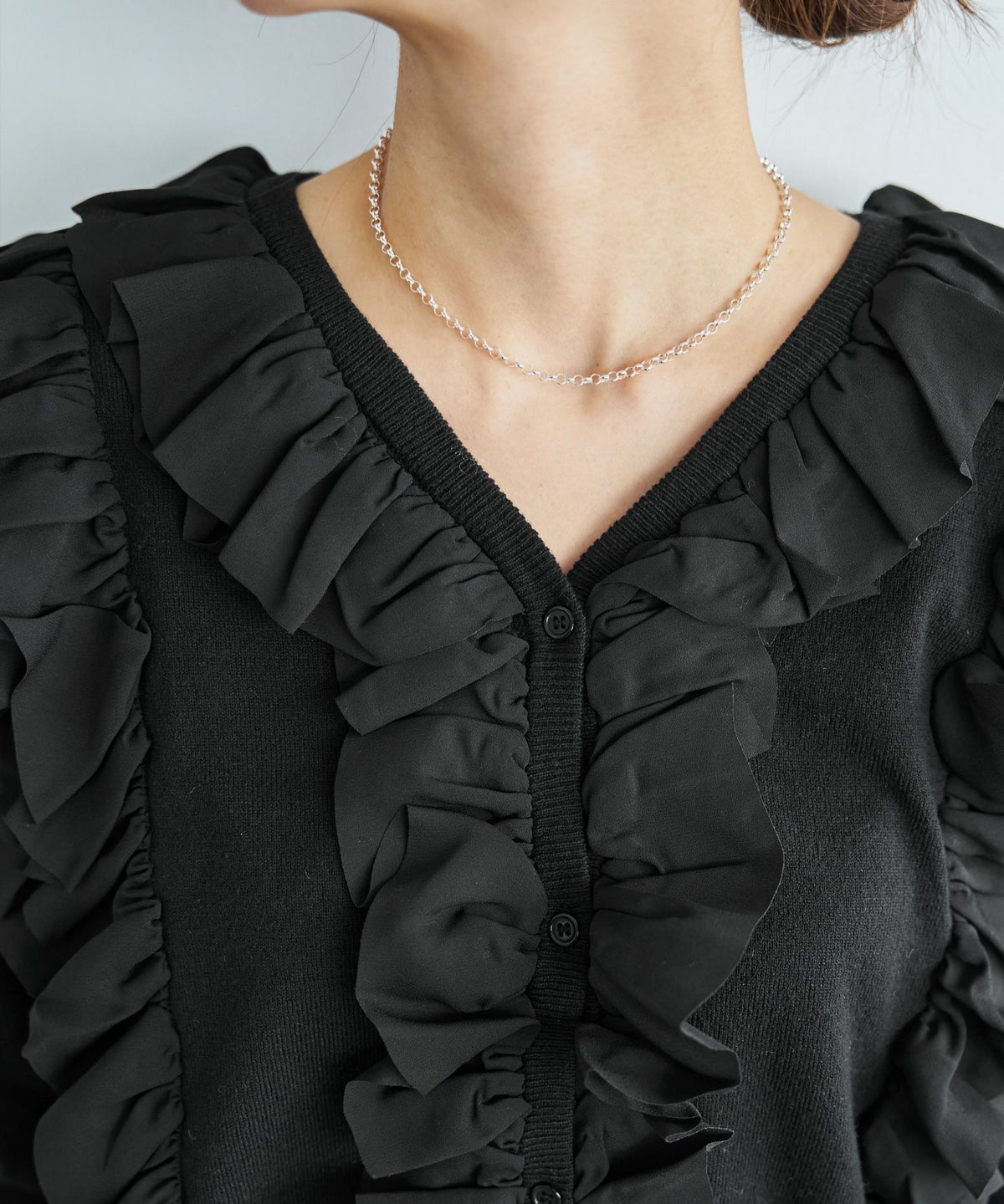 着用イメージ 166cm　ブラック