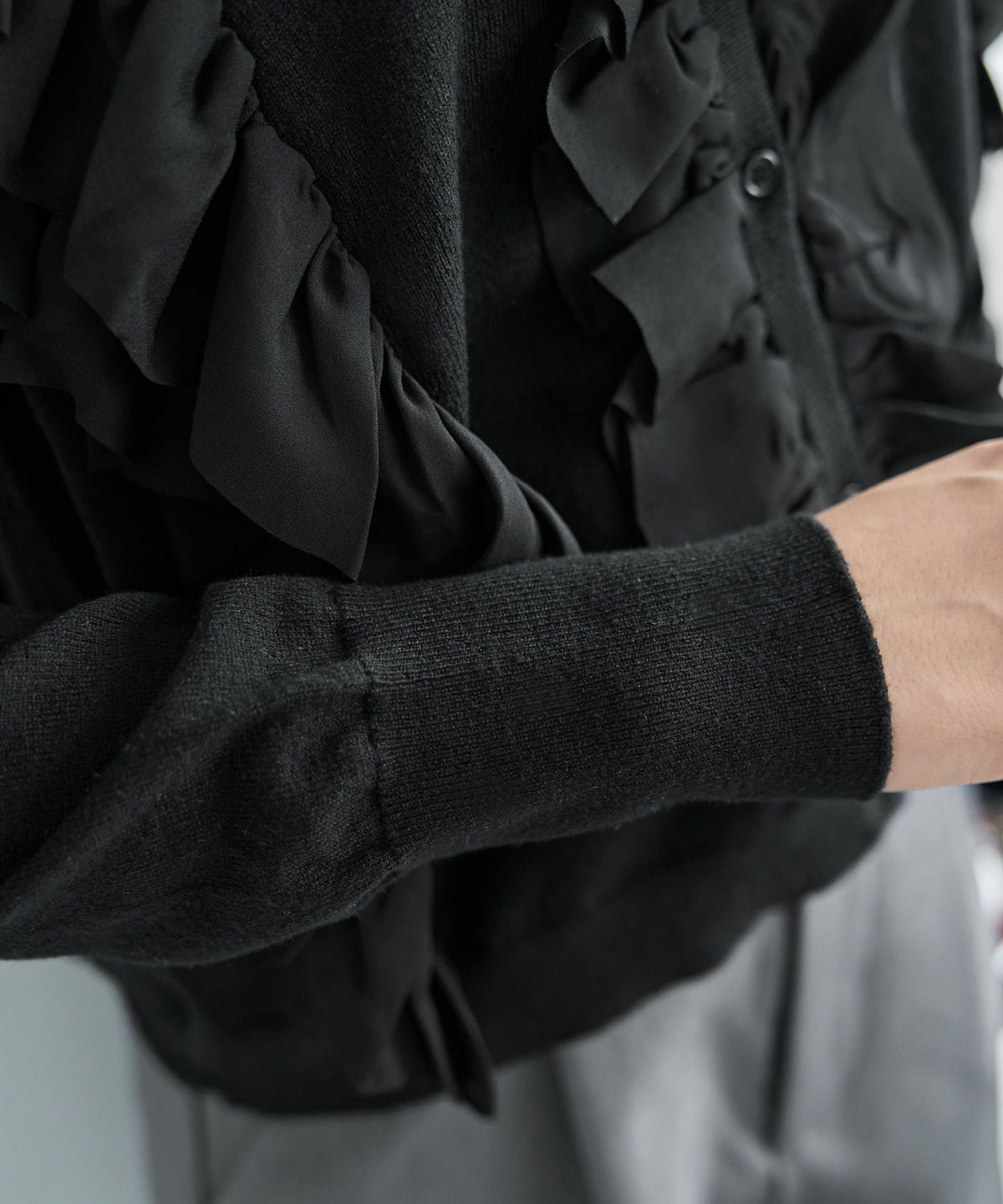 着用イメージ 166cm　ブラック