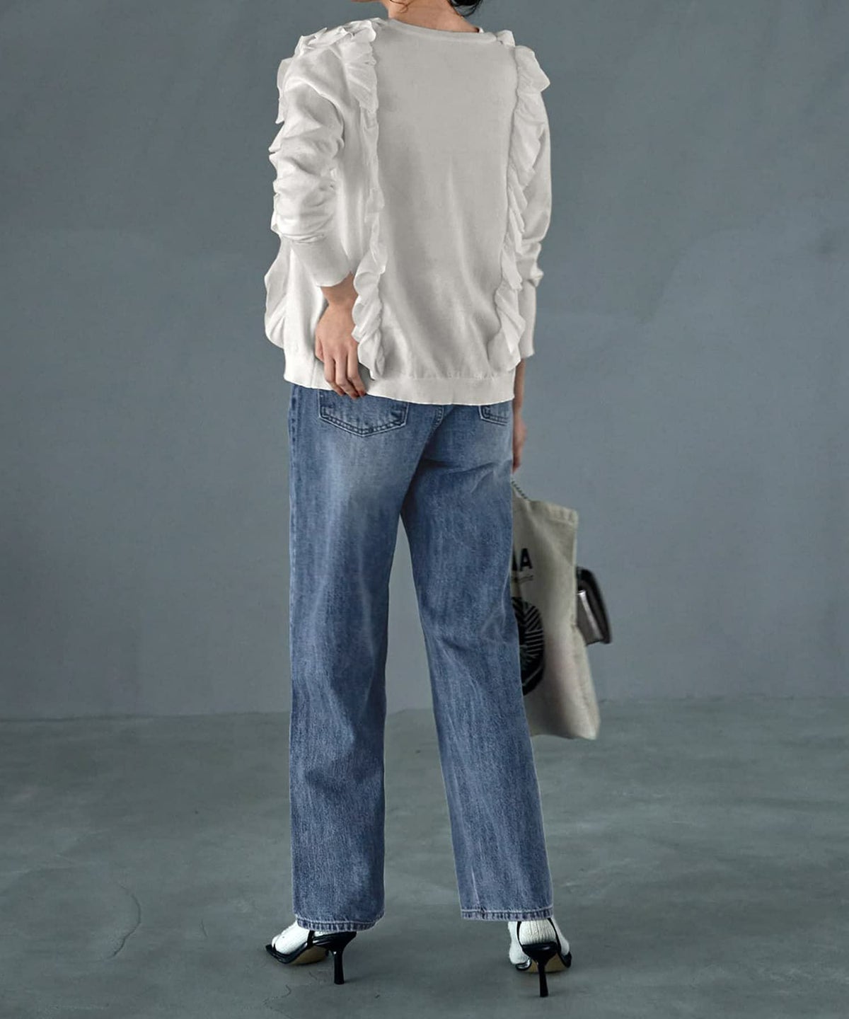 着用イメージ 167㎝　ホワイト