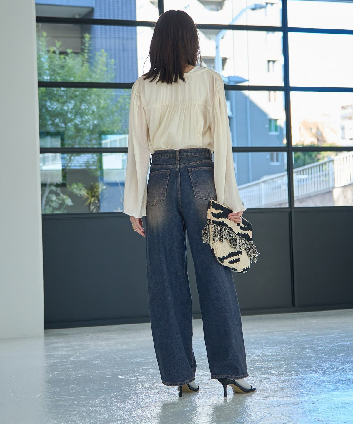 着用イメージ 166㎝　Sサイズ　ブルー