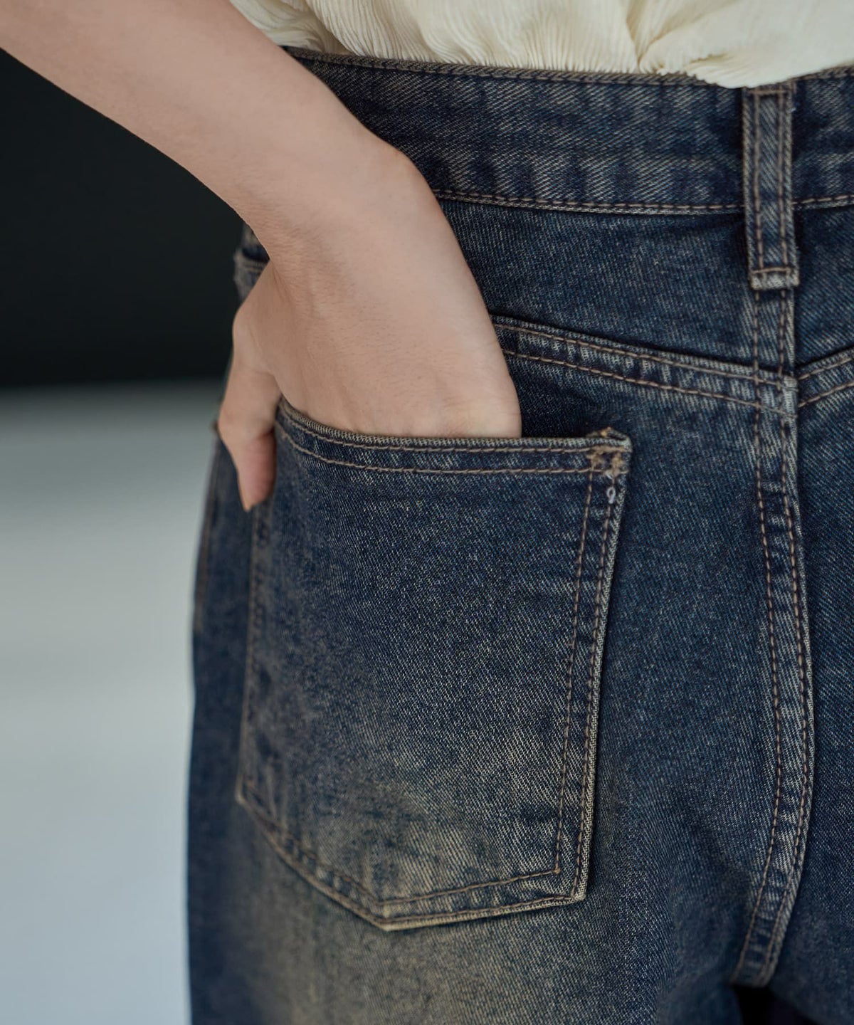 着用イメージ 166㎝　Sサイズ　ブルー