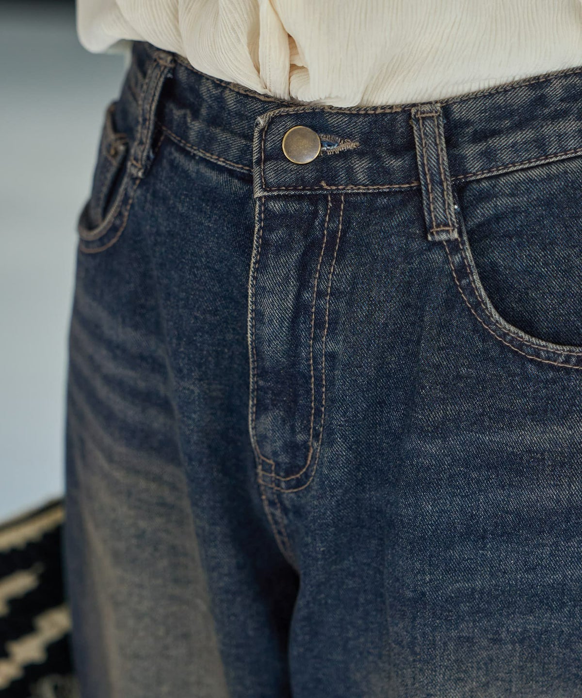 着用イメージ 166㎝　Sサイズ　ブルー