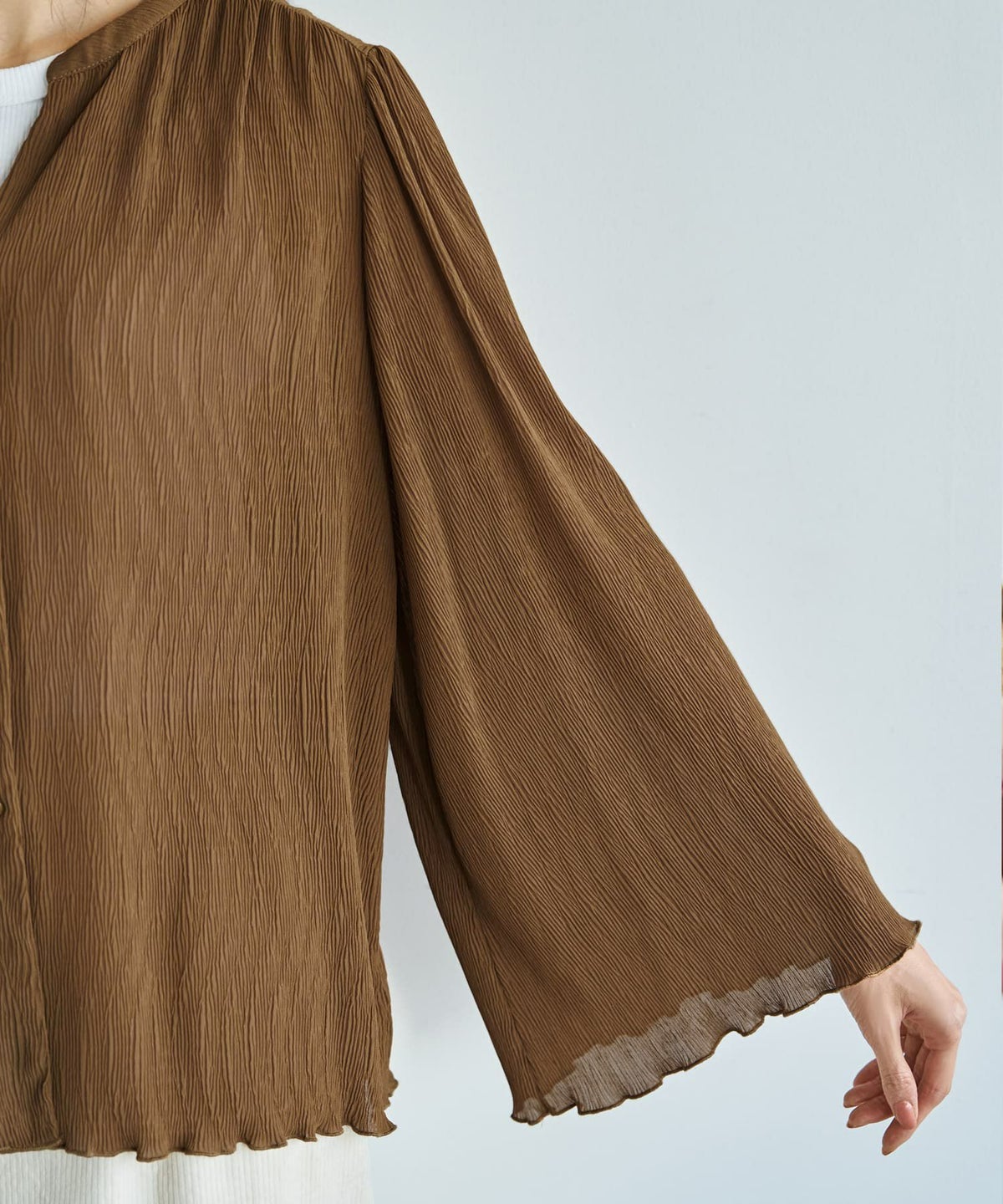 着用イメージ 165cm ブラウン