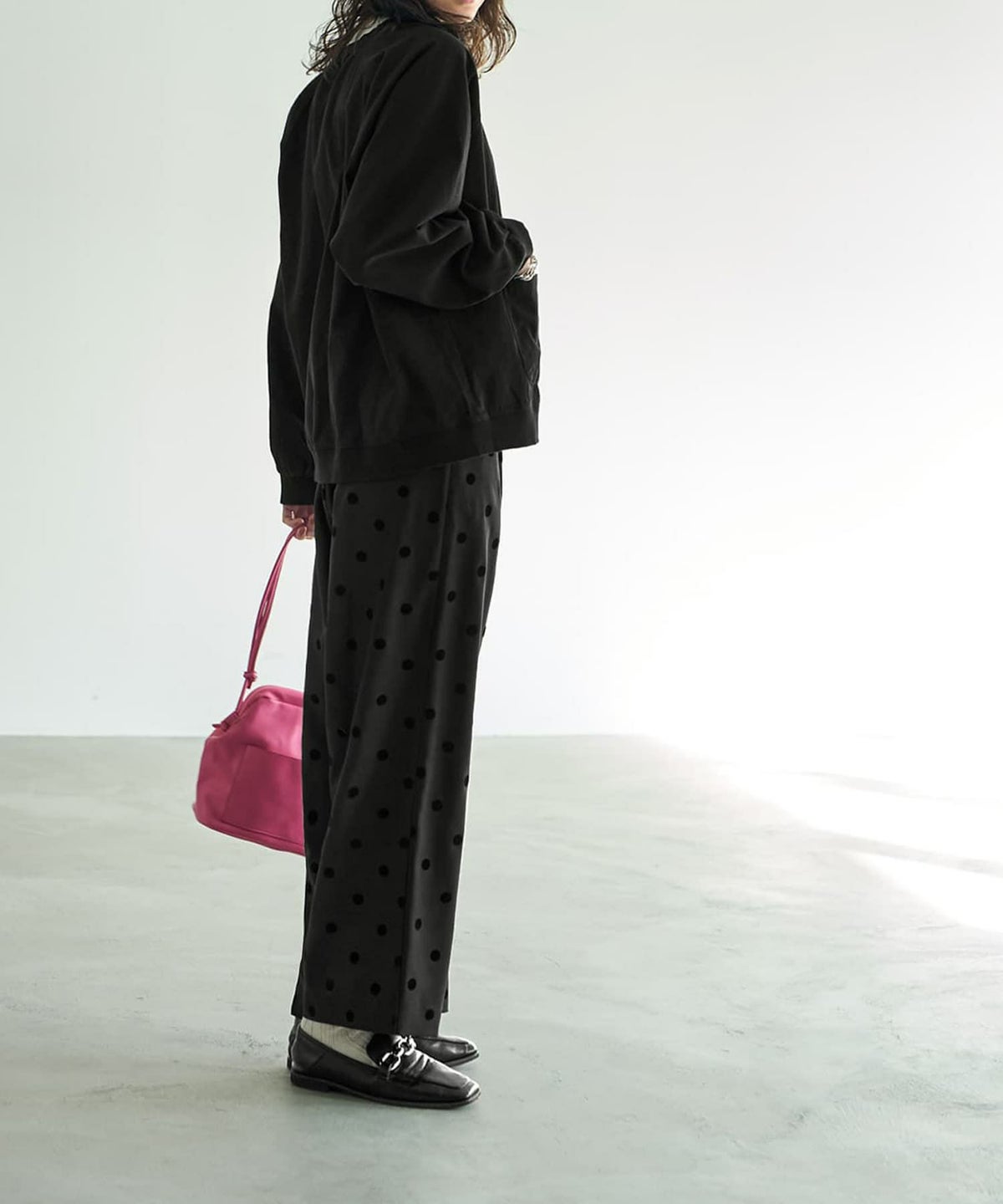 着用イメージ 167㎝　ブラック