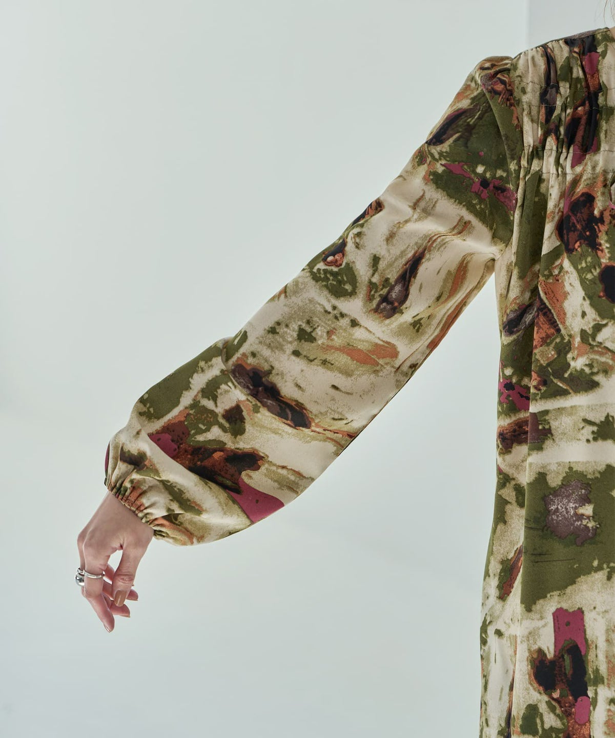 着用イメージ 166cm 02サイズ カーキミックス