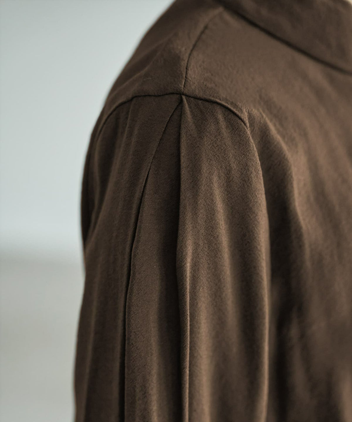 着用イメージ 167cm ブラウンカーキ