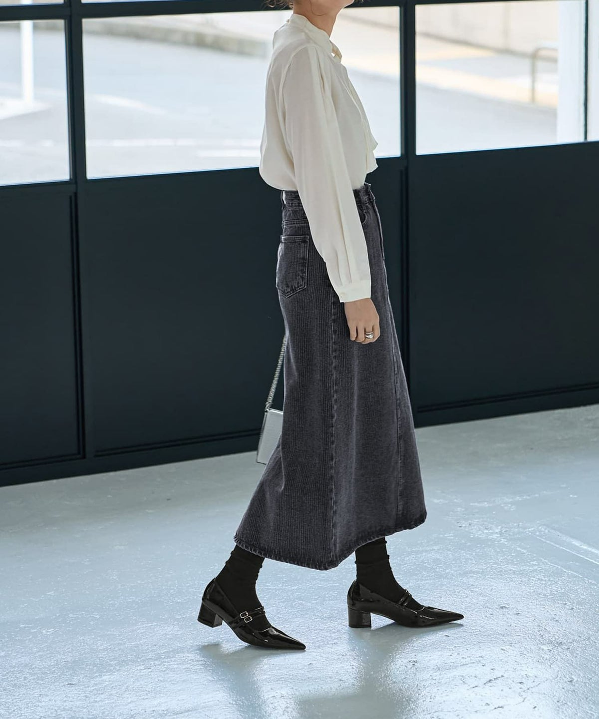 着用イメージ 167cm オフホワイト