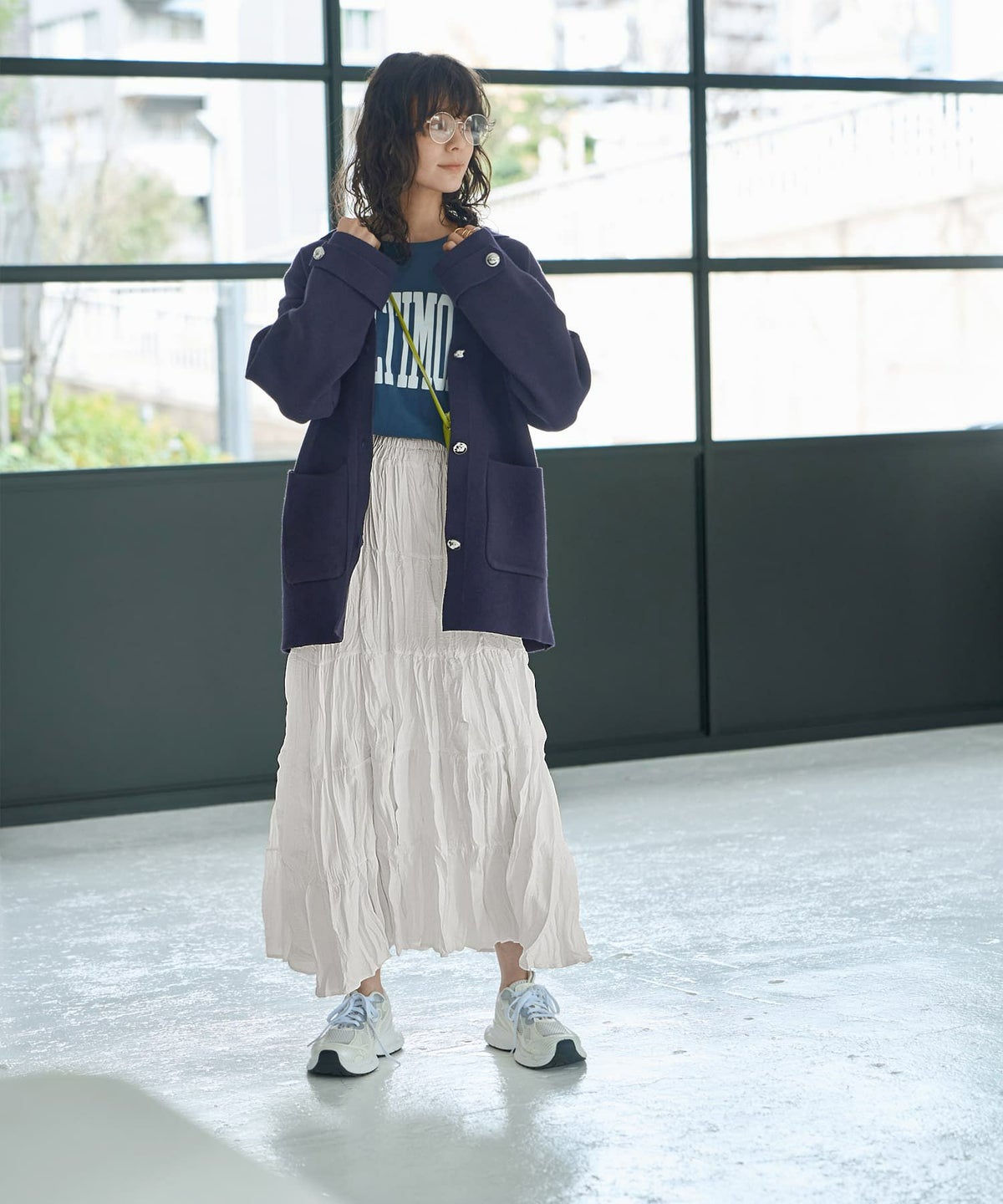 着用イメージ 167㎝　アイボリー