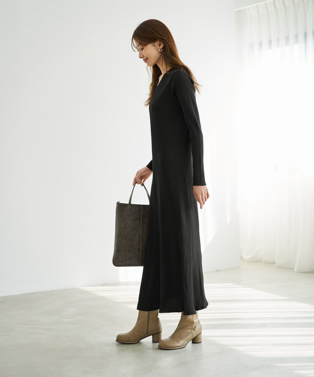 着用イメージ 167cm ブラック 02サイズ