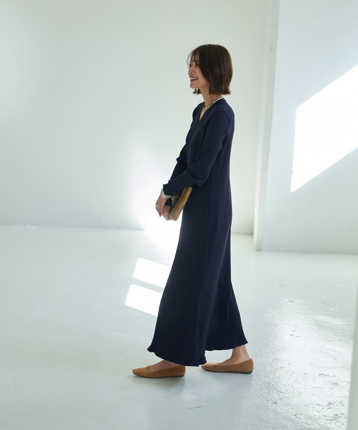 着用イメージ 167cm ネイビー 02サイズ