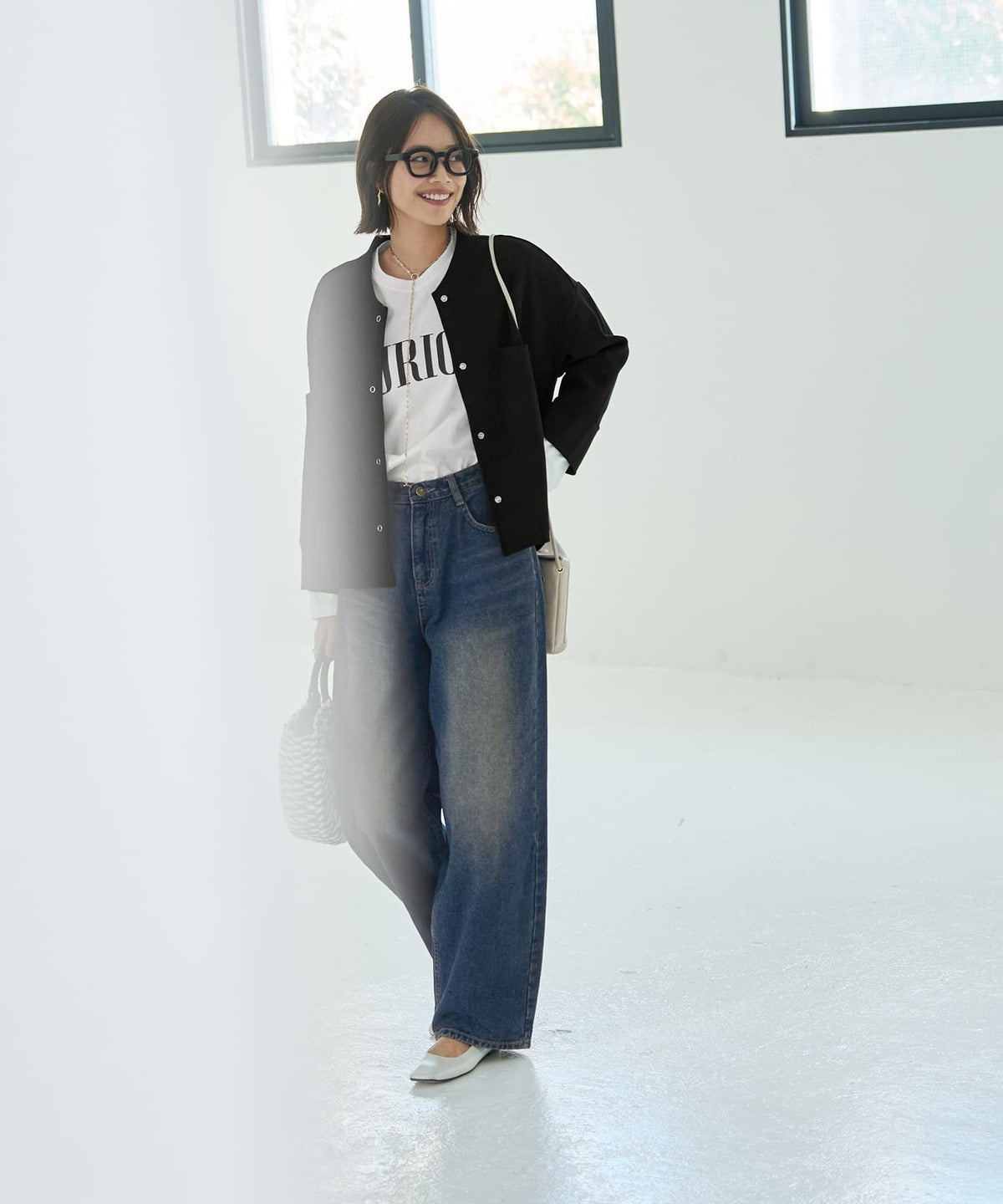 着用イメージ 167㎝　ブラック