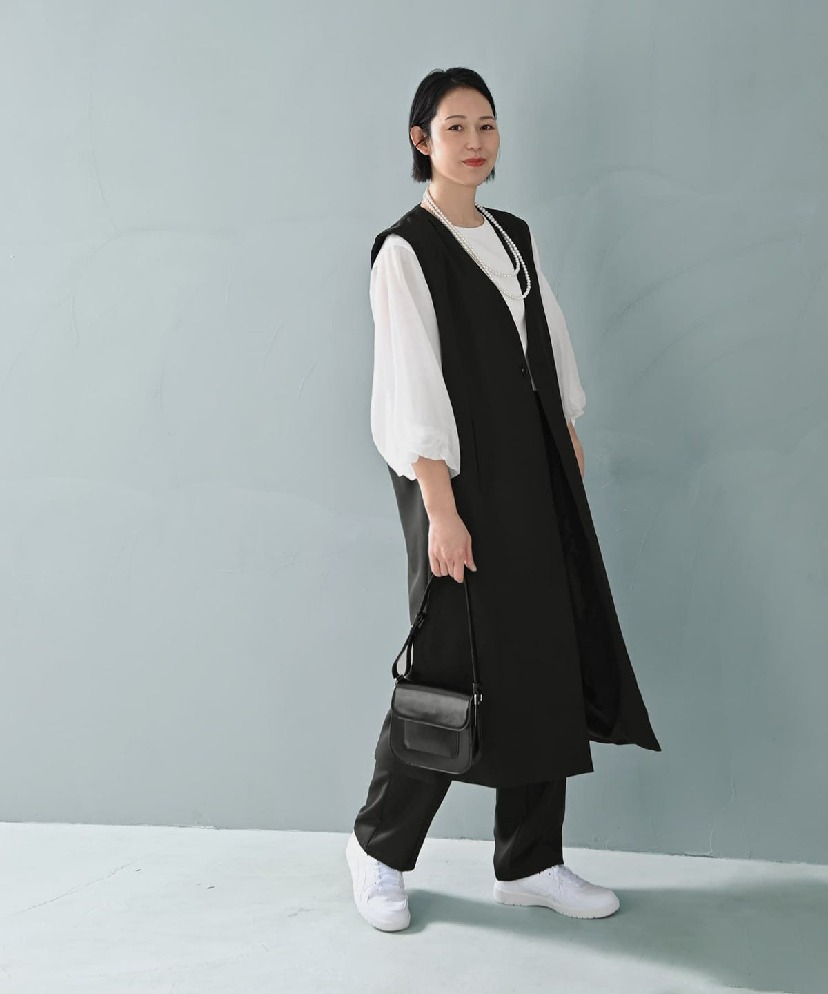 着用イメージ 187cm X-tallサイズ ブラック