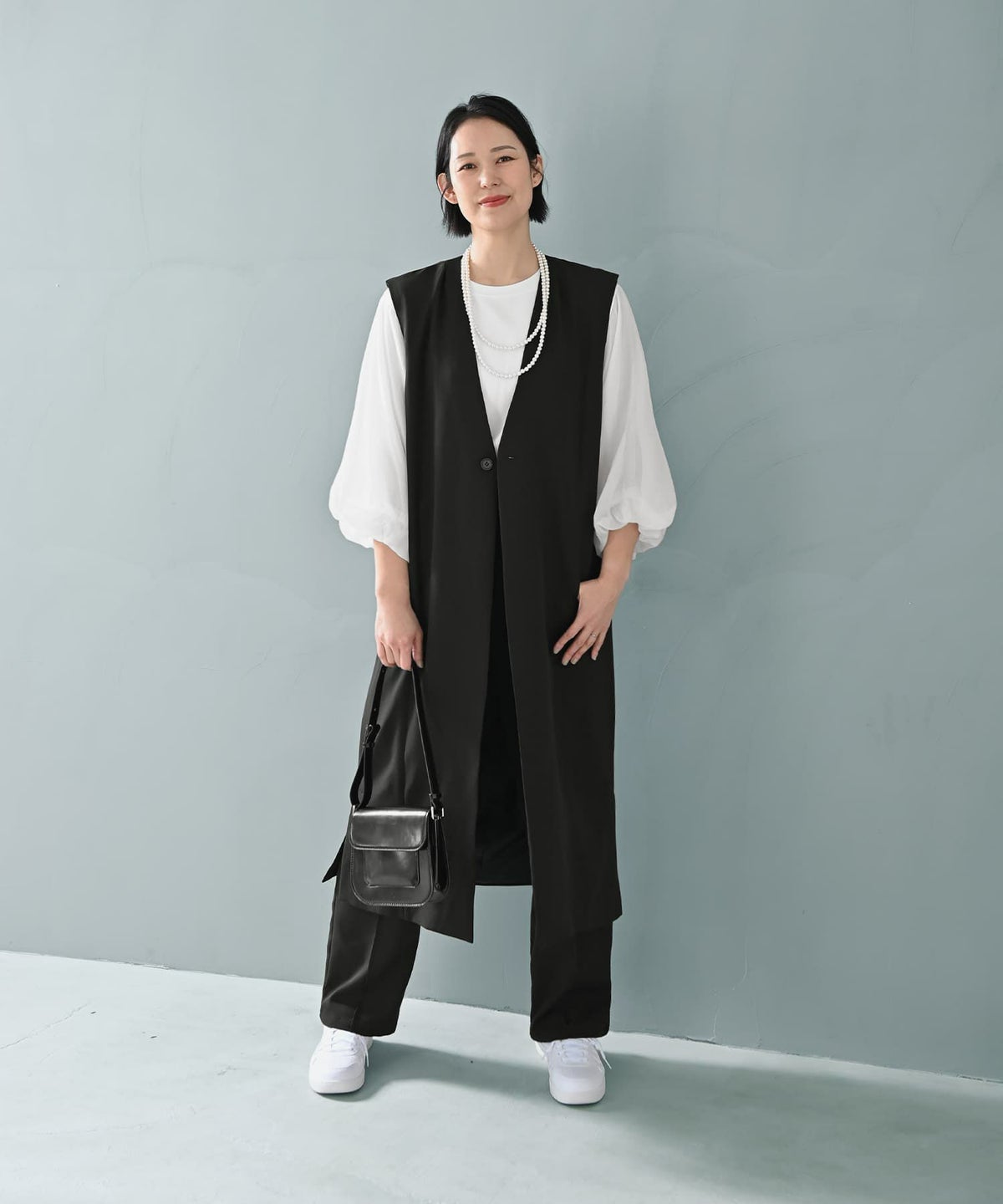 着用イメージ 187cm X-tallサイズ ブラック