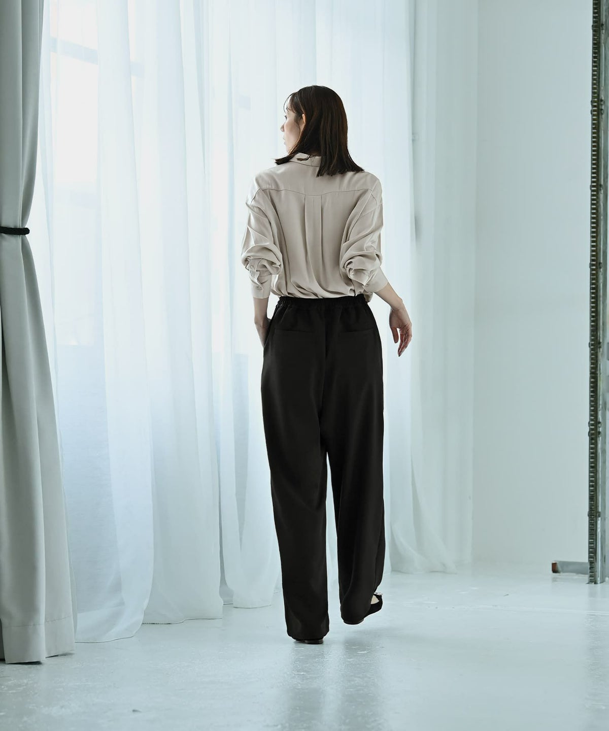 着用イメージ 170cm Fサイズ ブラック