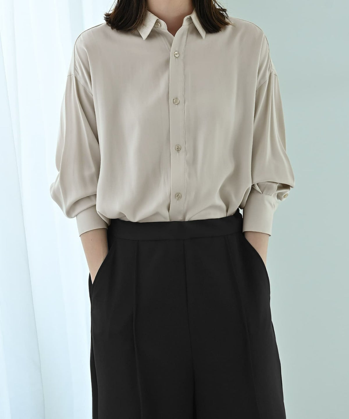 着用イメージ 170cm Fサイズ ブラック