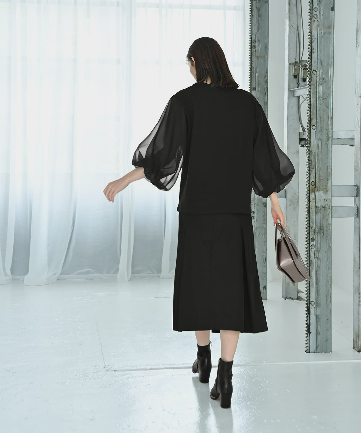 着用イメージ 170cm Fサイズ ブラック