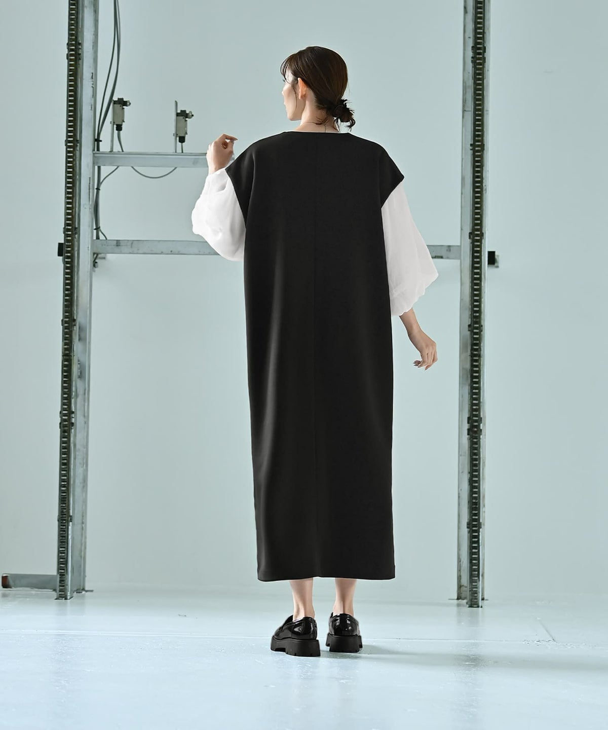 着用イメージ 170cm Fサイズ ブラック