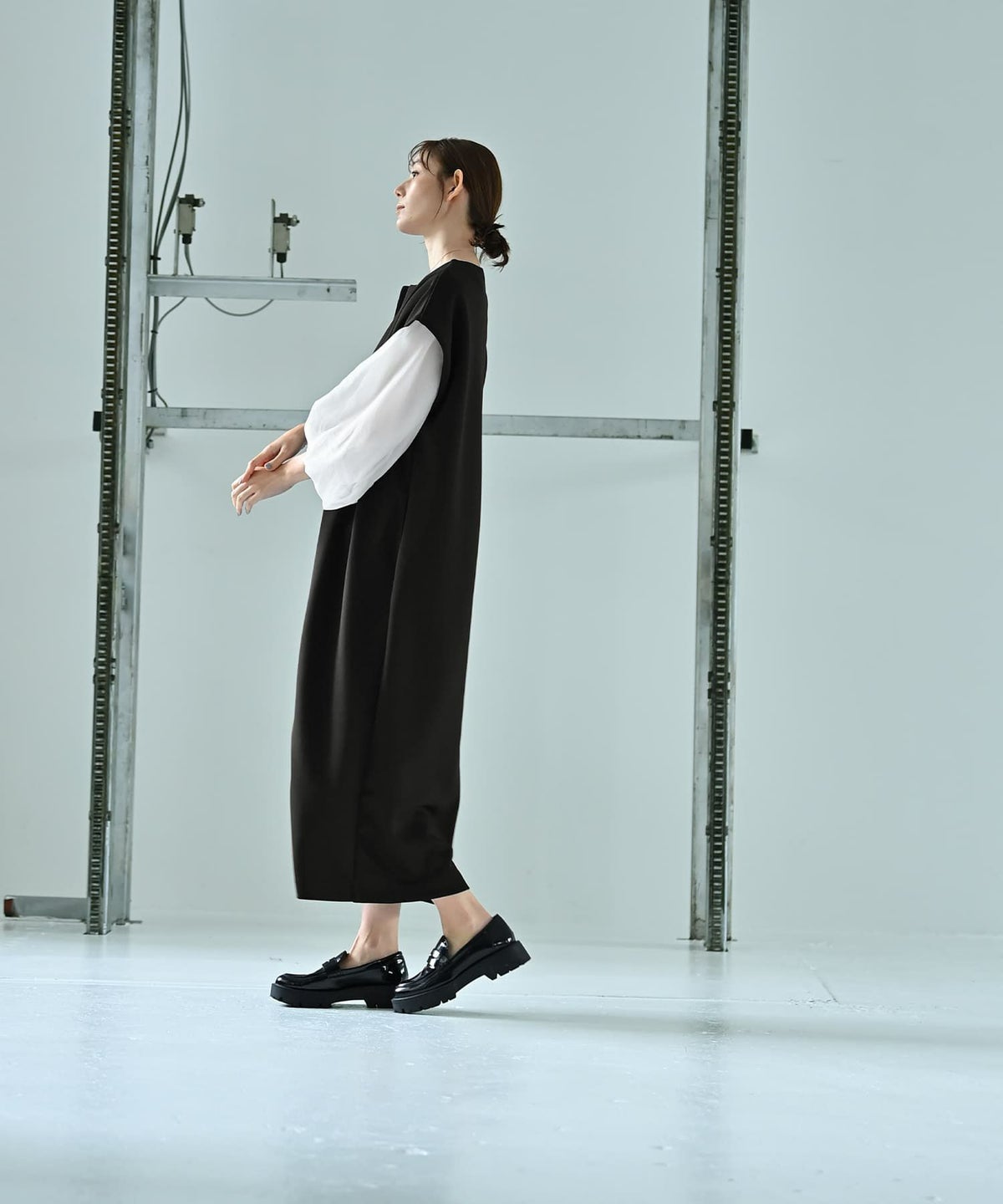 着用イメージ 170cm Fサイズ ブラック