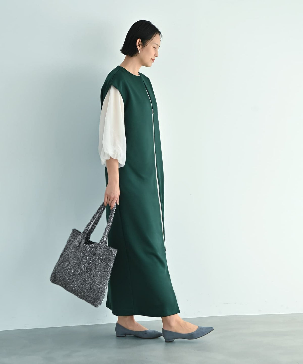 着用イメージ 187cm X-tallサイズ グリーン