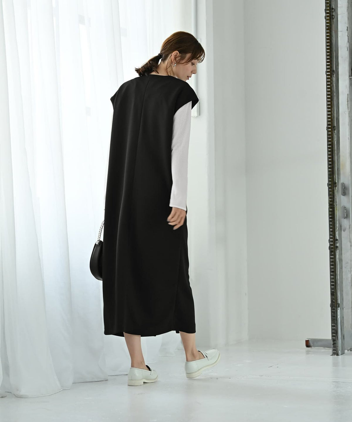 着用イメージ 170cm 02サイズ ブラック