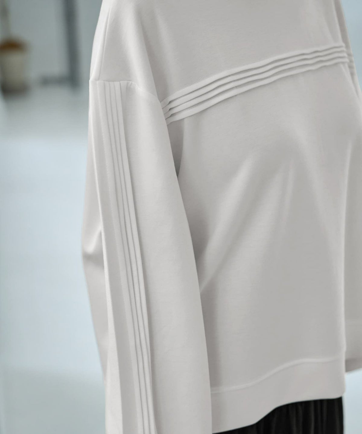 着用イメージ 167cm ホワイト