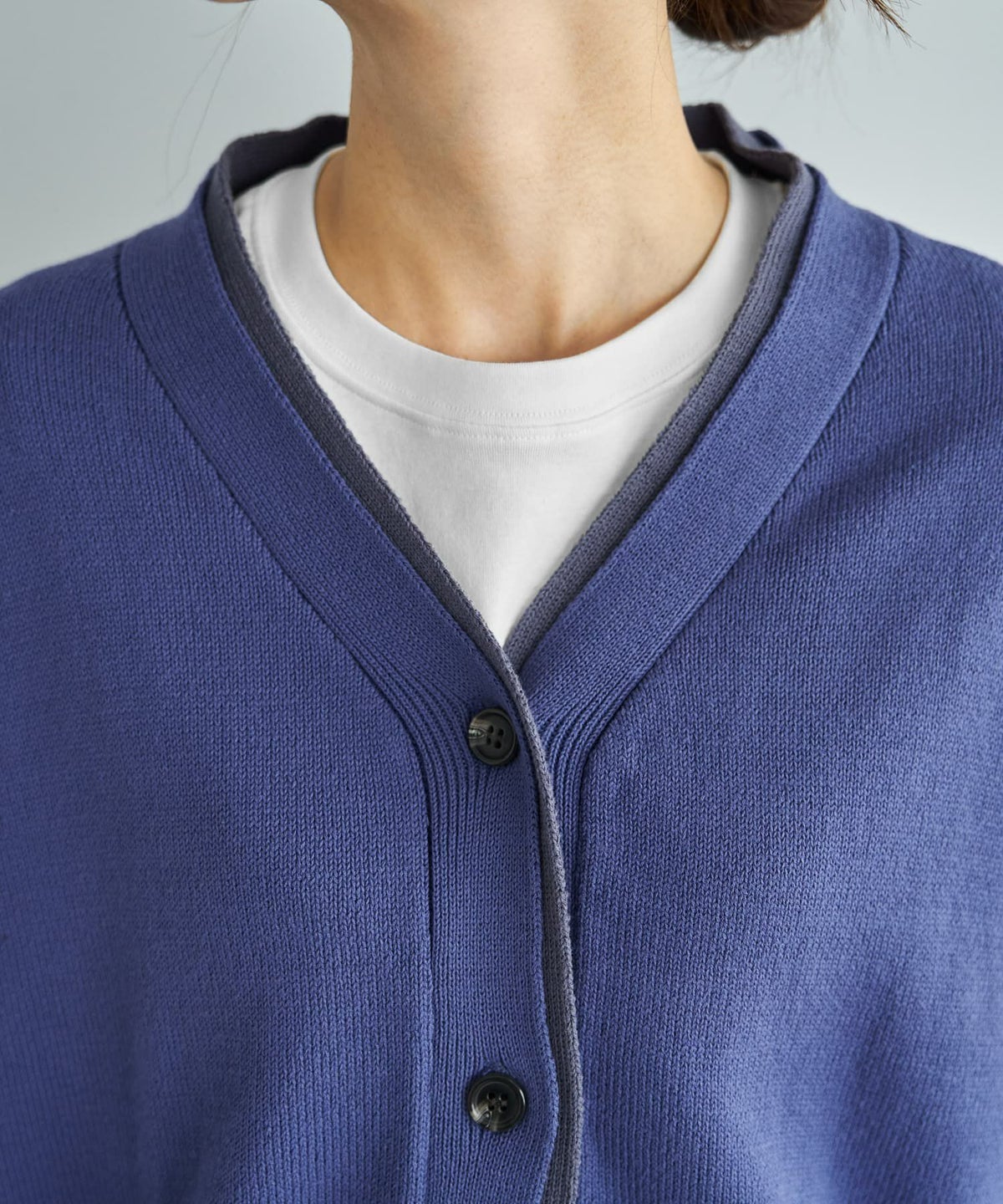 着用イメージ 166cm アイリスブルー