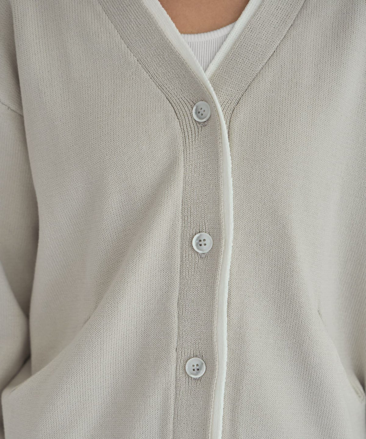 着用イメージ 167cm ブライトグレー