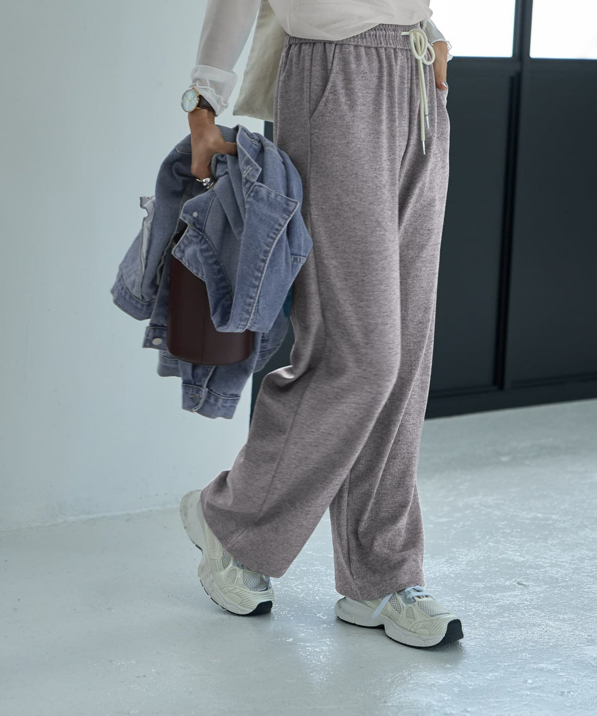 着用イメージ 167㎝　ライトグレー